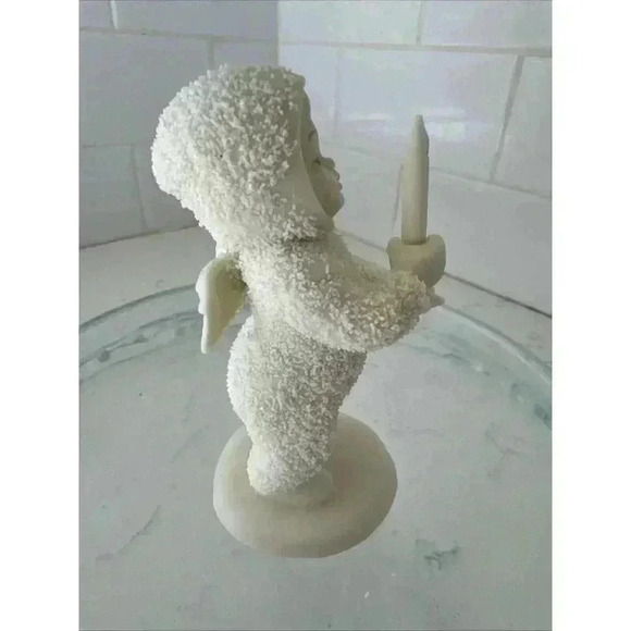 Snowbabies Just One Little Candle Dept 56 Winter Tales Snow Baby - Picture 7 of 11